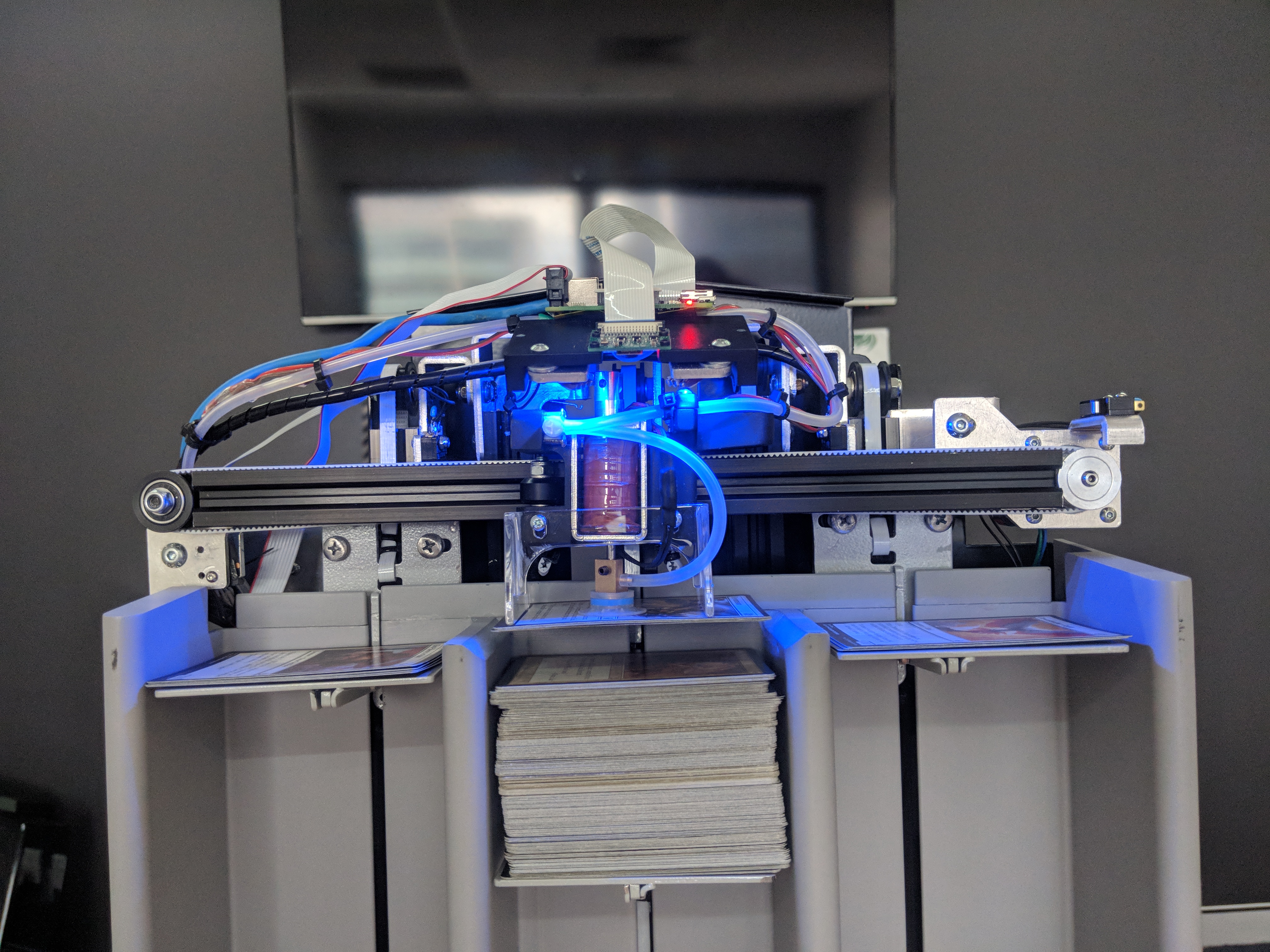 CardBot operation shot